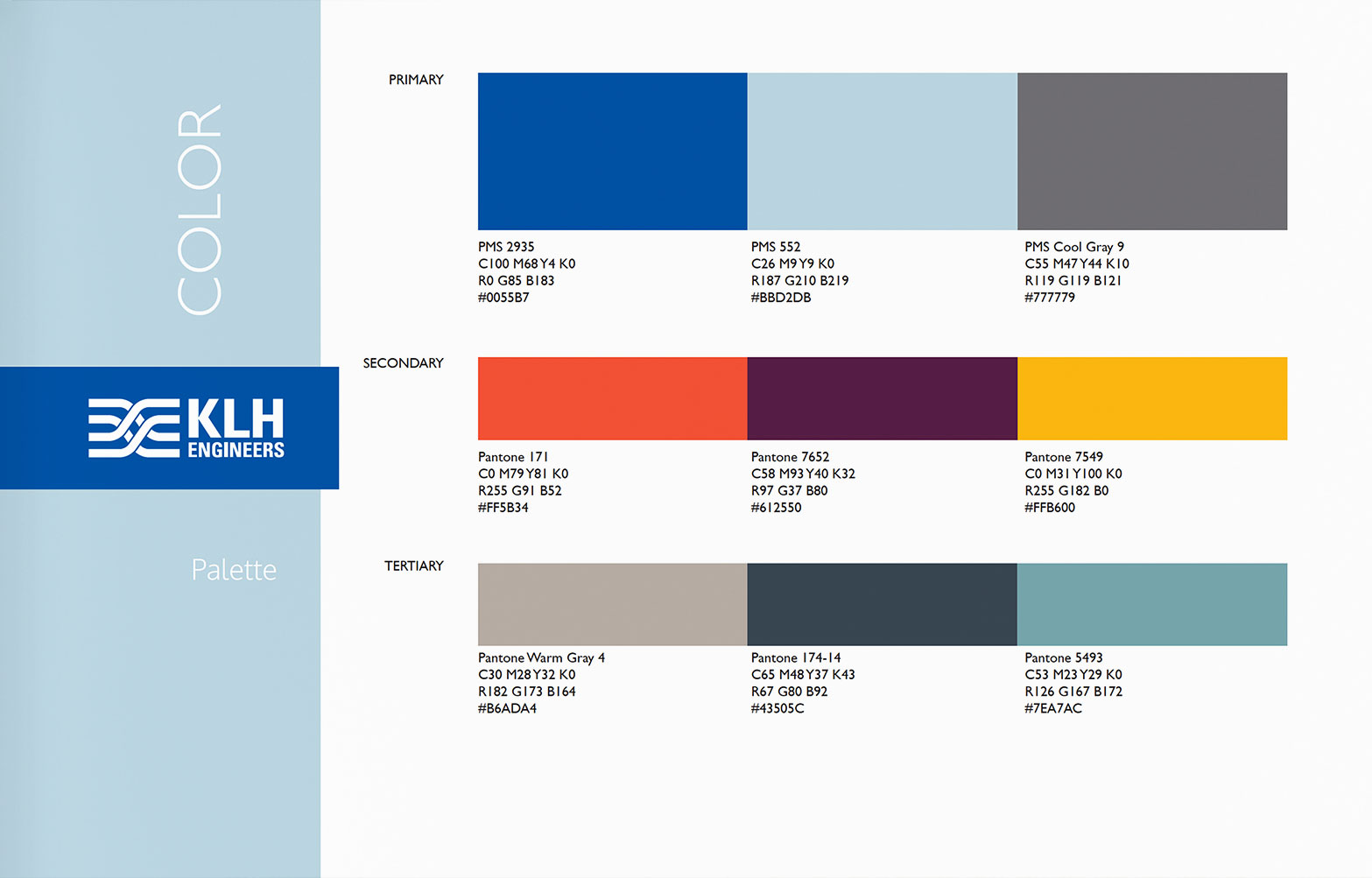 Color - KLH Engineers Brand Guidelines